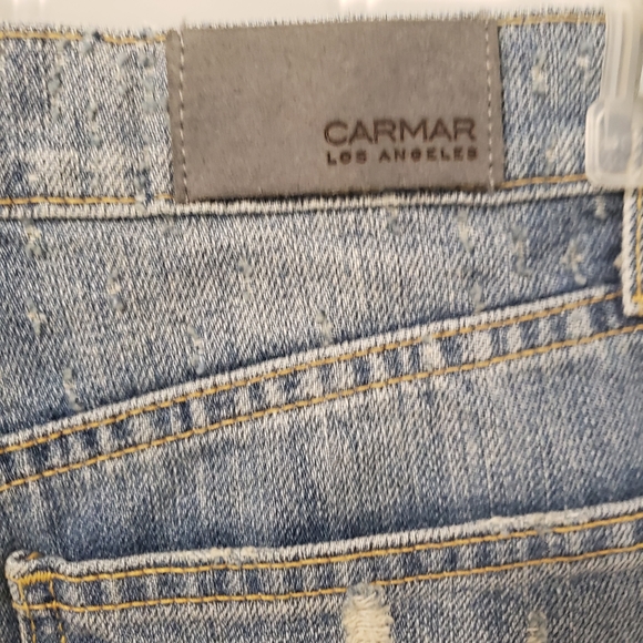 Carmer Denim Titania Bottom Fly High Rise Short Size 26 - Picture 6 of 11